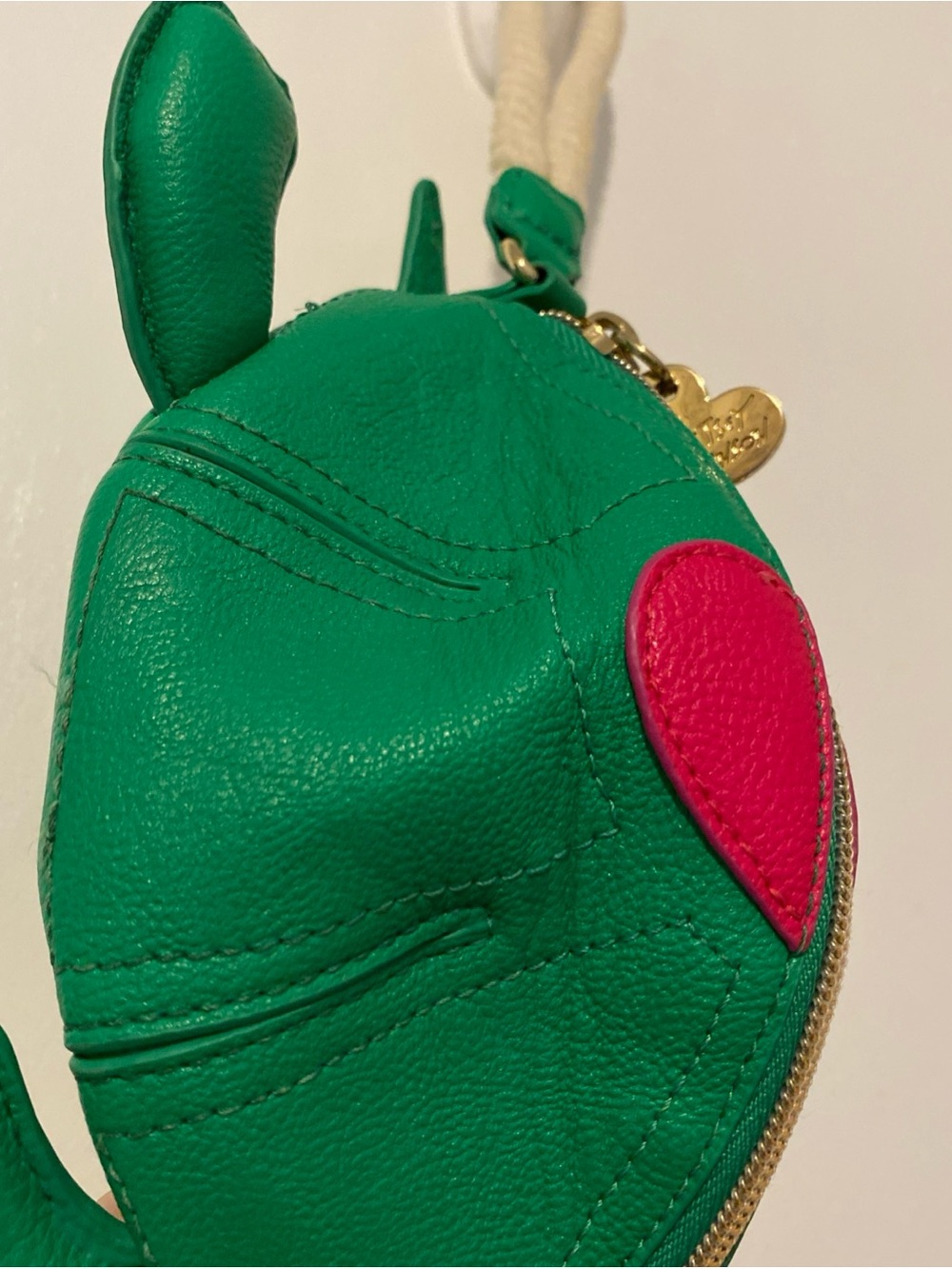 Betsey Johnson Turtley Awesome Green Wristlet Clutch - Picture 11 of 13